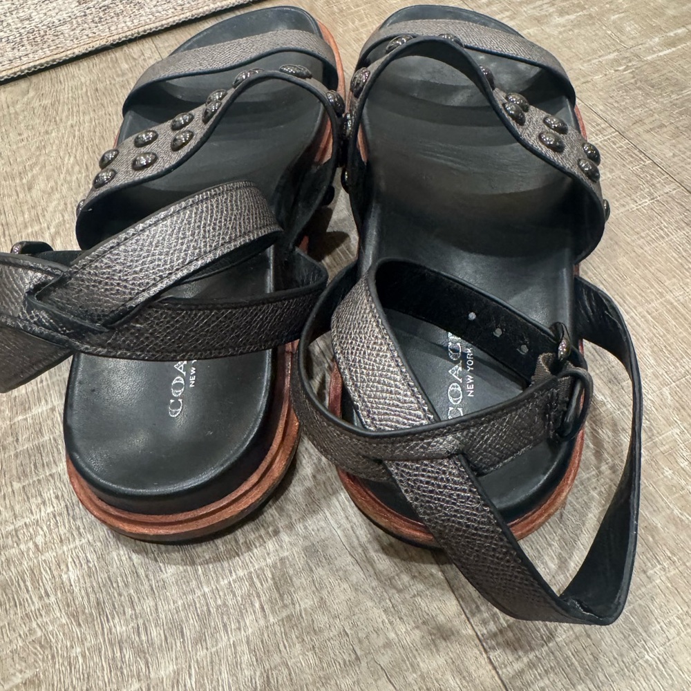 Coach Dannie Studded Sandals (size 10) - Picture 2 of 4